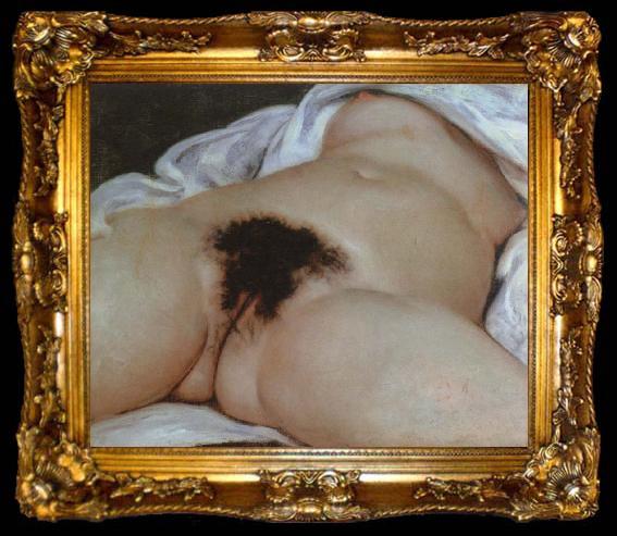 framed  Gustave Courbet l origine du monde, ta009-2